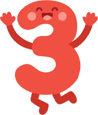 숫자 캐릭터 일러스트