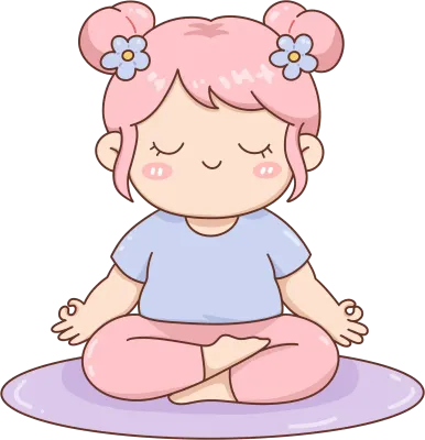 Girl Meditation Yoga Pose