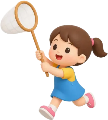 소녀와 채집망