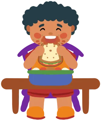 Messy eater