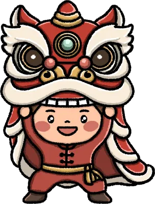 Lion Dance Costume