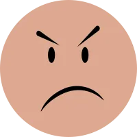 Funny emoticons faces with facial expressions