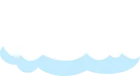 cartoon flat cloud fluffy