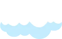 cartoon flat cloud fluffy