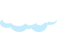 cartoon flat cloud fluffy