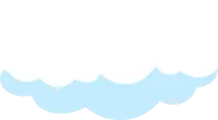 cartoon flat cloud fluffy