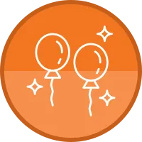 Balloons Icon Vector Element