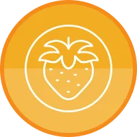 Strawberry Icon Vector Element