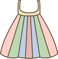 옷_한복치마003(채색)SVG