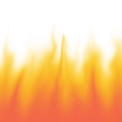 Glowing Yellow and Orange Fire Flame