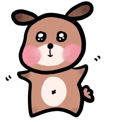 귀여운 강아지 캐릭터