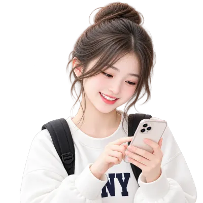 10대 소녀의 다양한 표정