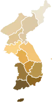 한반도 지도