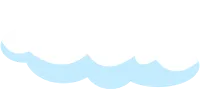 cartoon flat cloud fluffy