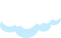 cartoon flat cloud fluffy