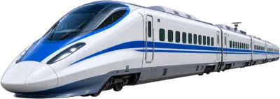 KTX 고속열차 High Speed Train 3D PNG 투명배경