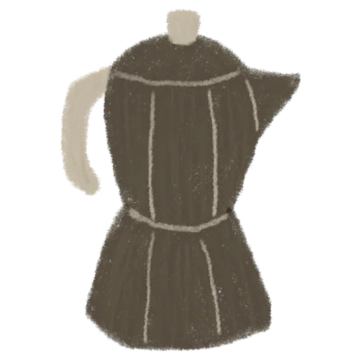 모카포트 손그림