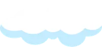 cartoon flat cloud fluffy