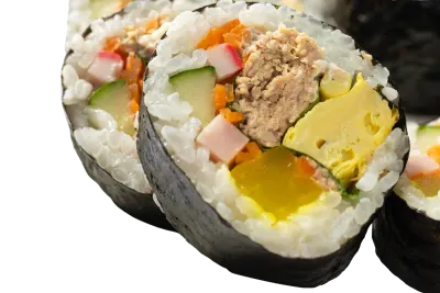 먹음직스러운 전통 김밥