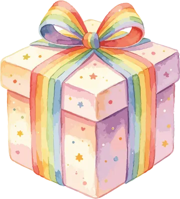 LGBTQ Pride Rainbow Collection  Watercolor Art Bundle