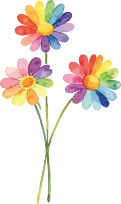 LGBTQ Pride Rainbow Collection  Watercolor Art Bundle