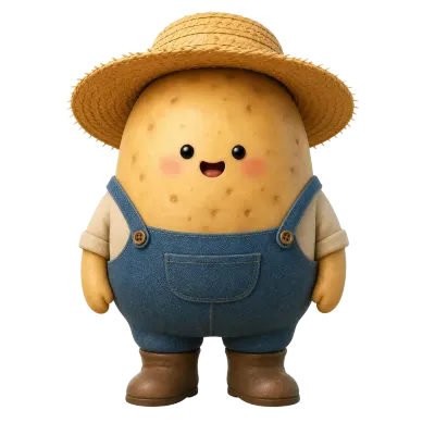 귀여운 감자 캐릭터