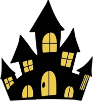 Illustration of Spooky Haunted House