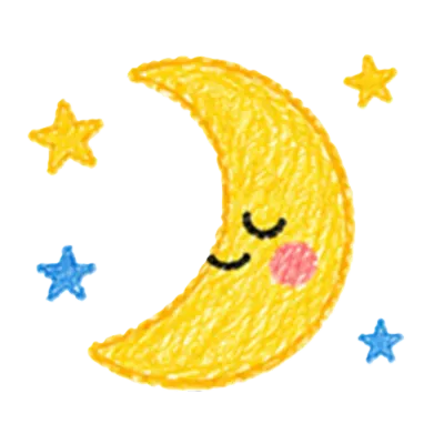 귀여운 달 (배경제거)