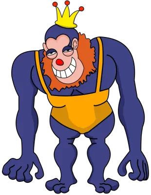 Circus Clown Gorilla Mascot