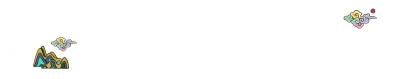 K팝아트 심플 일월오봉도 산 산수화 마스킹테이프 마테 PNG