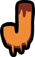 Zombie and halloween Alphabet A to Z
