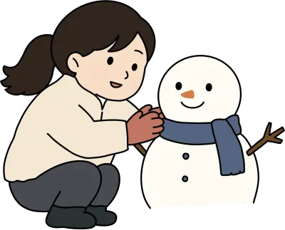 눈사람과 소녀