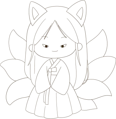 여우 소녀 캐릭터