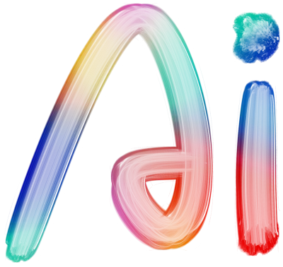 투명 AI 글씨