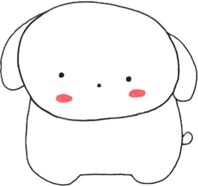귀여운 강아지 캐릭터