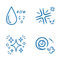 hand drawn anime mood effects set icons doodle expression symbols manga emotion collection elements