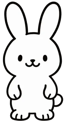 토끼 선화 캐릭터