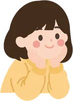 턱 괴고 생각하는 아이