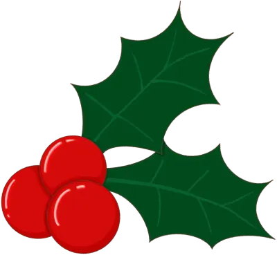 크리스마스 겨울 호랑가시나무 열매 태그 디자인 일러스트 (Christmas Holly Berry Tag Design Illustration)