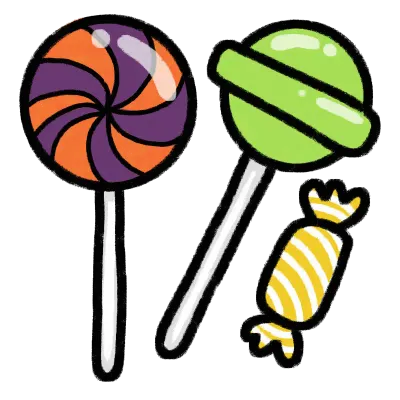 Halloween Lollipops and Candy