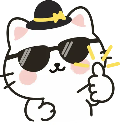 멋진 고양이 캐릭터