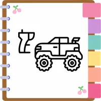 Rc car vector Icon Design