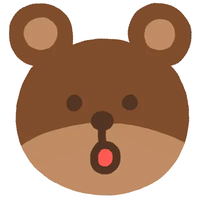 놀란 곰