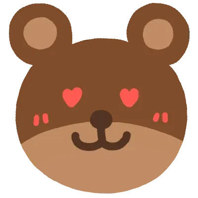 하트 뿅뿅 곰