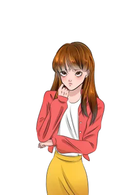 Cartoon girl