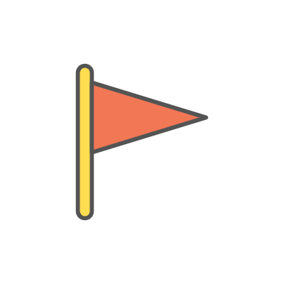 깔끔한 주황색 아이콘