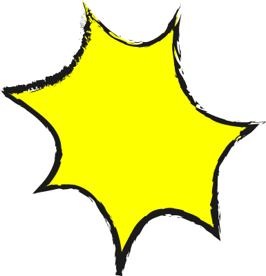 깜짝놀란 말풍선