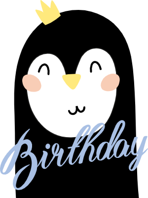 귀여운 펭귄 일러스트