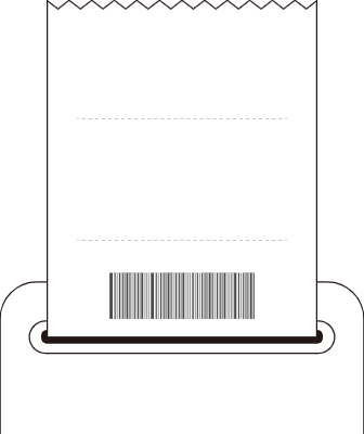 영수증 출력 일러스트