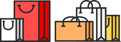 간단한 쇼핑 일러스트